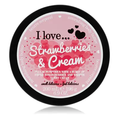 I love... Strawberries & Cream testvaj 200 ml