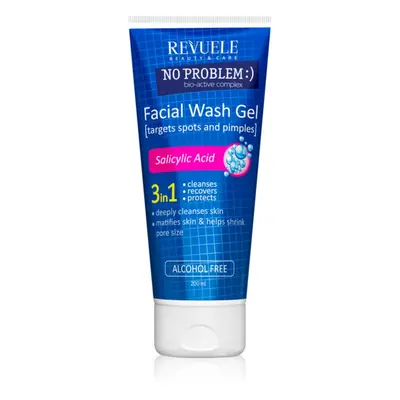 Revuele No Problem Salicylic Acid mattító tisztító gél szalicilsavval 200 ml