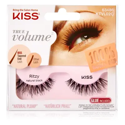 KISS True Volume Ritzy műszempillák Natural Black 2 db