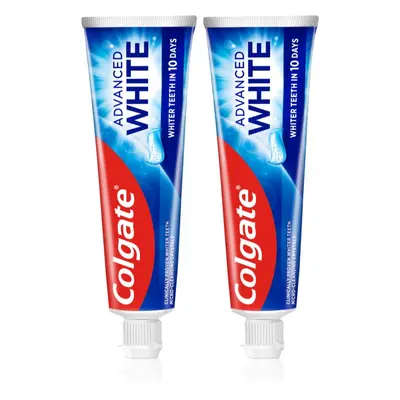 Colgate Advanced White fehérítő paszta fogkő és foltok ellen 2x75 ml