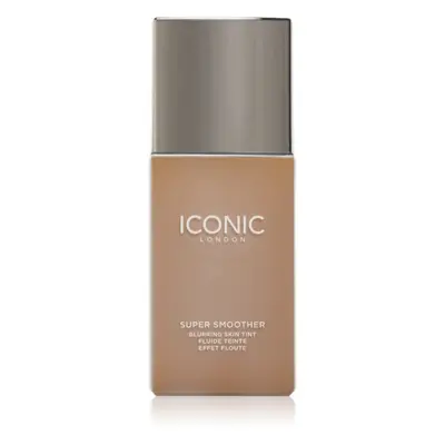 ICONIC London Super Smoother Blurring Skin Tint könnyű hidratáló alapozó árnyalat Warm Tan 30 ml