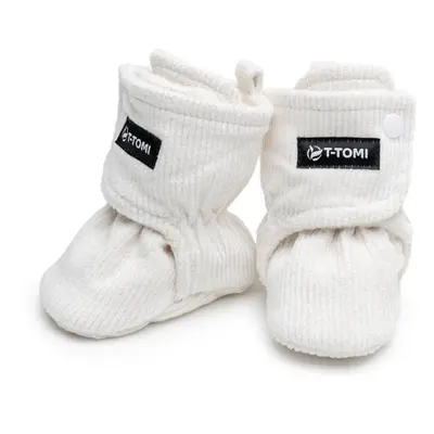 T-TOMI Booties Cream babacipő 9-12 months Warm 1 pár