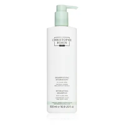 Christophe Robin Hydrating Shampoo with Aloe Vera hidratáló sampon Aloe Vera tartalommal 500 ml