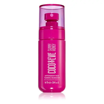 Coco & Eve Sunny Honey Antioxidant Face Tanning Micromist önbarnító permet az arcra 75 ml