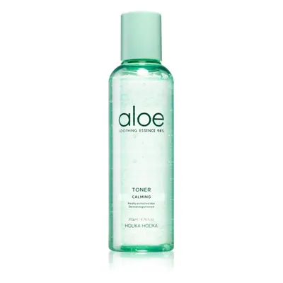 Holika Holika Aloe Soothing Essence hidratáló és tápláló tonik hűsítő hatással 200 ml