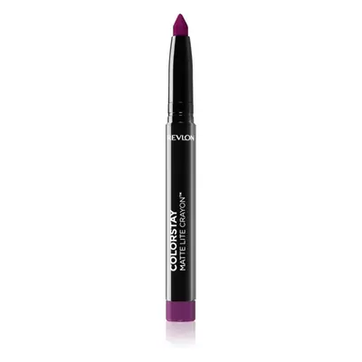 Revlon Cosmetics ColorStay™ Matte Lite Crayon mattító rúzs ceruzában árnyalat 012 On Cloud Wine 