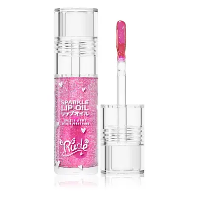 Rude Cosmetics Manga Collection Sparkle Lip Oil tonizáló olaj az ajkakra hidratáló hatással árny