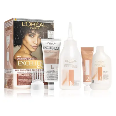 L’Oréal Paris Excellence Universal Nudes tartós hajfesték árnyalat 1U 1 db