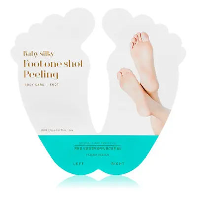 Holika Holika Baby Silky Foot hámlasztó maszk a berepedezett lábakra + zokni 2 x 20 ml