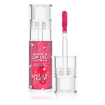 Rude Cosmetics Manga Collection Sparkle Lip Oil tonizáló olaj az ajkakra hidratáló hatással árny