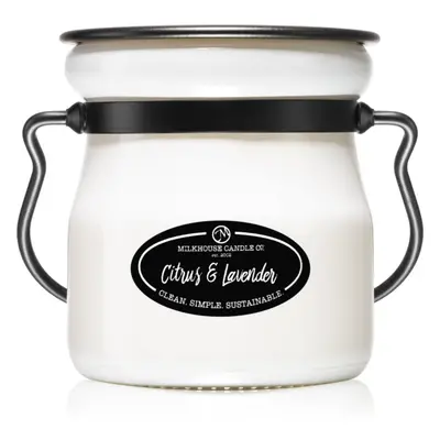 Milkhouse Candle Co. Creamery Citrus & Lavender illatgyertya Cream Jar 142 g