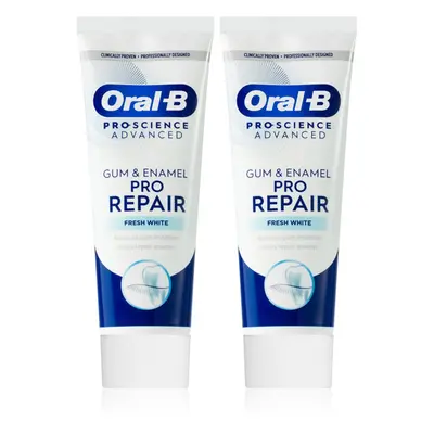 Oral B Gum & Enamel Repair Gentle Whitening gyengéden fehérítő fogkrém 2x75 ml