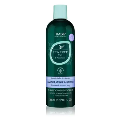 HASK Tea Tree Oil & Rosemary frissítő sampon száraz, viszkető fejbőrre 355 ml