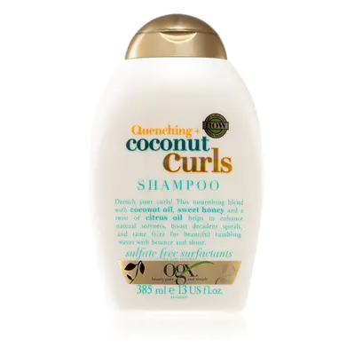 OGX Coconut Curls sampon a hullámos és göndör hajra 385 ml