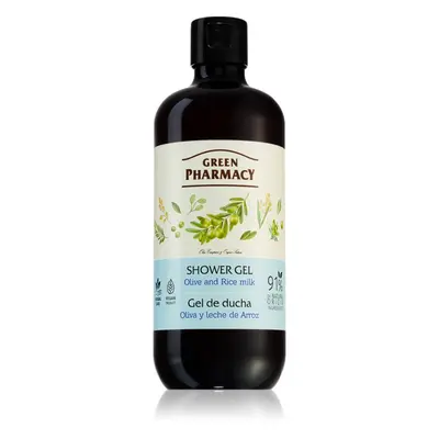 Green Pharmacy Olive & Rice Milk Shower Gel tápláló tusoló gél 500 ml