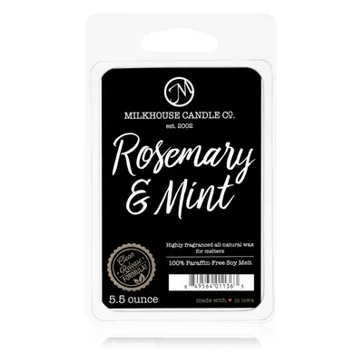 Milkhouse Candle Co. Creamery Rosemary & Mint illatos viasz aromalámpába 155 g