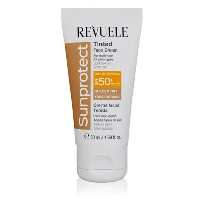 Revuele Sunprotect Tinted Face Cream színező védő krém SPF 50+ árnyalat Golden Tint 50 ml