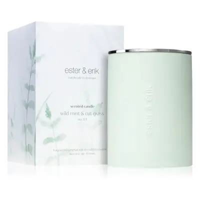 ester & erik scented candle wild mint & cut grass (no. 03) illatgyertya 350 g