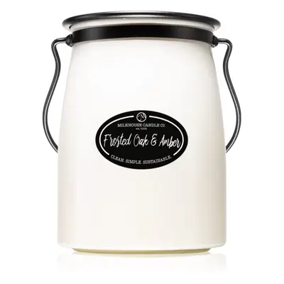 Milkhouse Candle Co. Creamery Frosted Oak & Amber illatgyertya Butter Jar 624 g