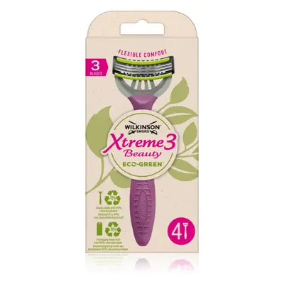 Wilkinson Sword Xtreme 3 Beauty Eco Green eldobható borotva 4 db