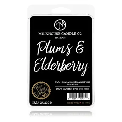 Milkhouse Candle Co. Creamery Plums & Elderberry illatos viasz aromalámpába 155 g