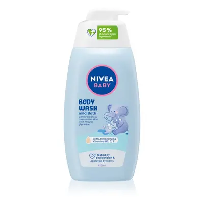 NIVEA BABY gyengéd tusfürdő gél 450 ml