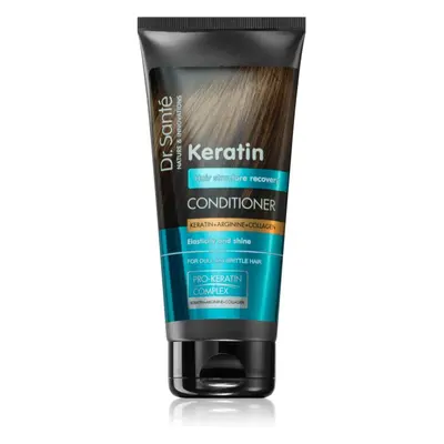 Dr. Santé Keratin regeneráló kondicionáló törékeny, fénytelen hajra 200 ml