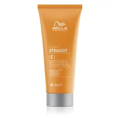 Wella Professionals Creatine+ Straight krém a haj kiegyenesítésére minden hajtípusra Straight C