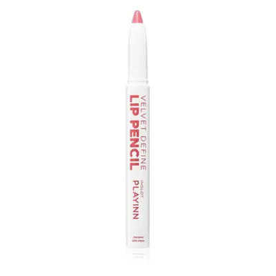 Inglot PlayInn Velvet Define Lip Pencil intenzív szájkontúrceruza árnyalat PALE RASPBERRY 62 1,6