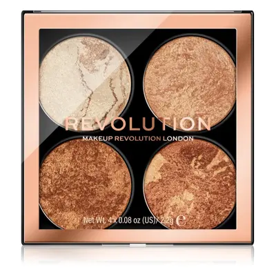 Makeup Revolution Cheek Kit paletta arcra árnyalat Don’t Hold Back 4 x 2.2 g