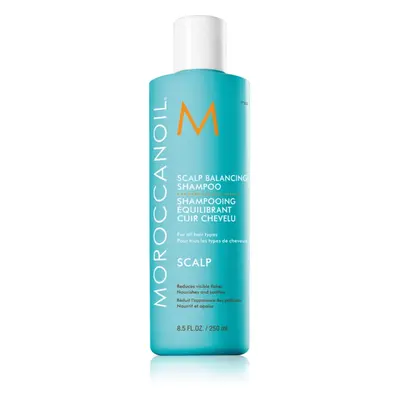 Moroccanoil Scalp Balancing Shampoo nyugtató sampon zsíros hajra korpásodás ellen 250 ml