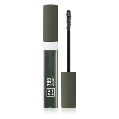 3INA The Color Mascara szempillaspirál árnyalat 759 Olive Green 14 ml