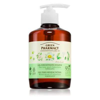 Green Pharmacy Marigold & Tea Tree Gel for Intimate Hygiene gél intim higiéniára 370 ml