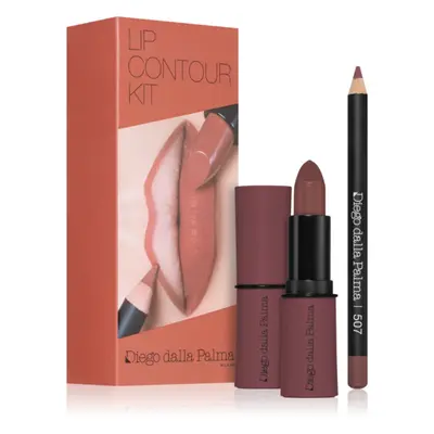 Diego dalla Palma Lip Contour Kit ajakápoló készlet árnyalat 507 MARSALA 5,1 g