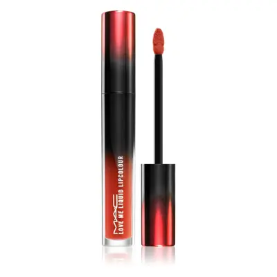 MAC Cosmetics Love Me Liquid Lipcolour krémes rúzs szatén finish-el árnyalat Deify Me 3,1 ml