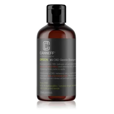 Canneff Green CBD Gentle Shampoo regeneráló sampon a fénylő és selymes hajért 200 ml