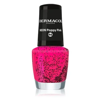 Dermacol Neon neon körömlakk árnyalat 46 Poppy Pink 5 ml