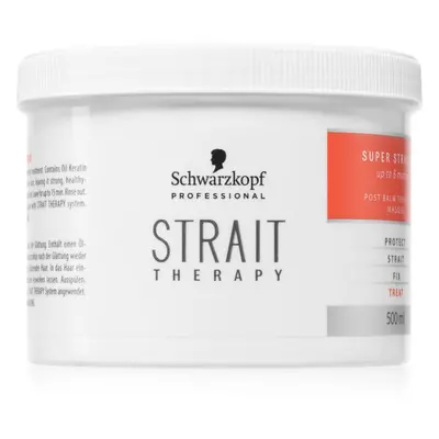 Schwarzkopf Professional STRAIT Therapy Post Balm Treatment szerkezetátalakító maszk a haj meger