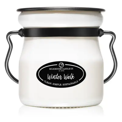 Milkhouse Candle Co. Creamery Winter Walk illatgyertya Cream Jar 142 g