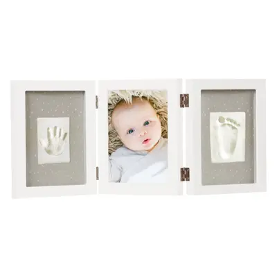 Happy Hands Triple Frame baba kéz- és láblenyomat-készítő szett 3 x 17×22 cm