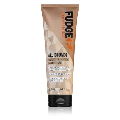 Fudge All Blonde Colour Lock Shampoo sampon szőke hajra 250 ml