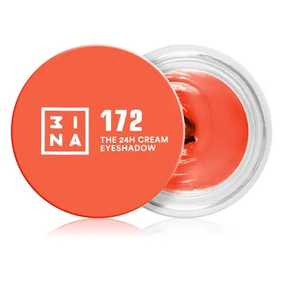 3INA The 24H Cream Eyeshadow krémes szemhéjfestékek árnyalat 172 - Electric Orange 3 ml