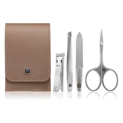 Zwilling Premium manikűröző szett Taupe 4 db