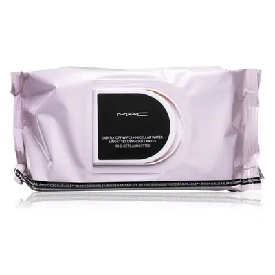 MAC Cosmetics Gently Off Wipes + Micellar Water Sminkeltávolító kendők 80 db