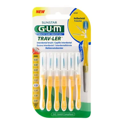 G.U.M Trav-Ler Interdental fogköztisztító kefék 1,3 mm 6 db