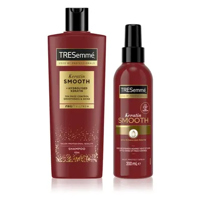 TRESemmé Keratin Smooth takarékos kiszerelés a fénylő és selymes hajért