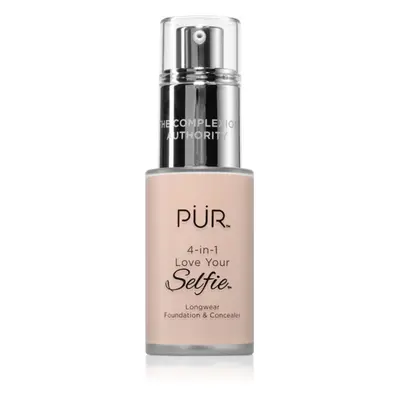 PÜR Cosmetics 4-in-1 Love Your Selfie alapozó és korrektor 2 az 1-ben árnyalat LN2 30 ml