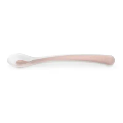 Suavinex Colour Essence Silicone Spoon kiskanál 4 m+ Marshmallow Nude 1 db