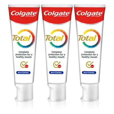 Colgate Total Active Prevention Whitening fehérítő fogkrém 3x75 ml