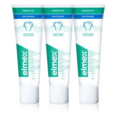 Elmex Sensitive Protection Gentle White fogkrém természetesen fehér fogakra 3x75 ml